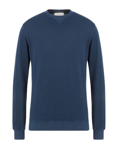 Filippo De Laurentiis Man Sweater Navy Blue Size 38 Cotton In Blue