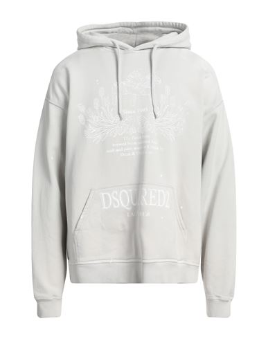 Dsquared2 Man Sweatshirt Light Grey Size Xxl Cotton