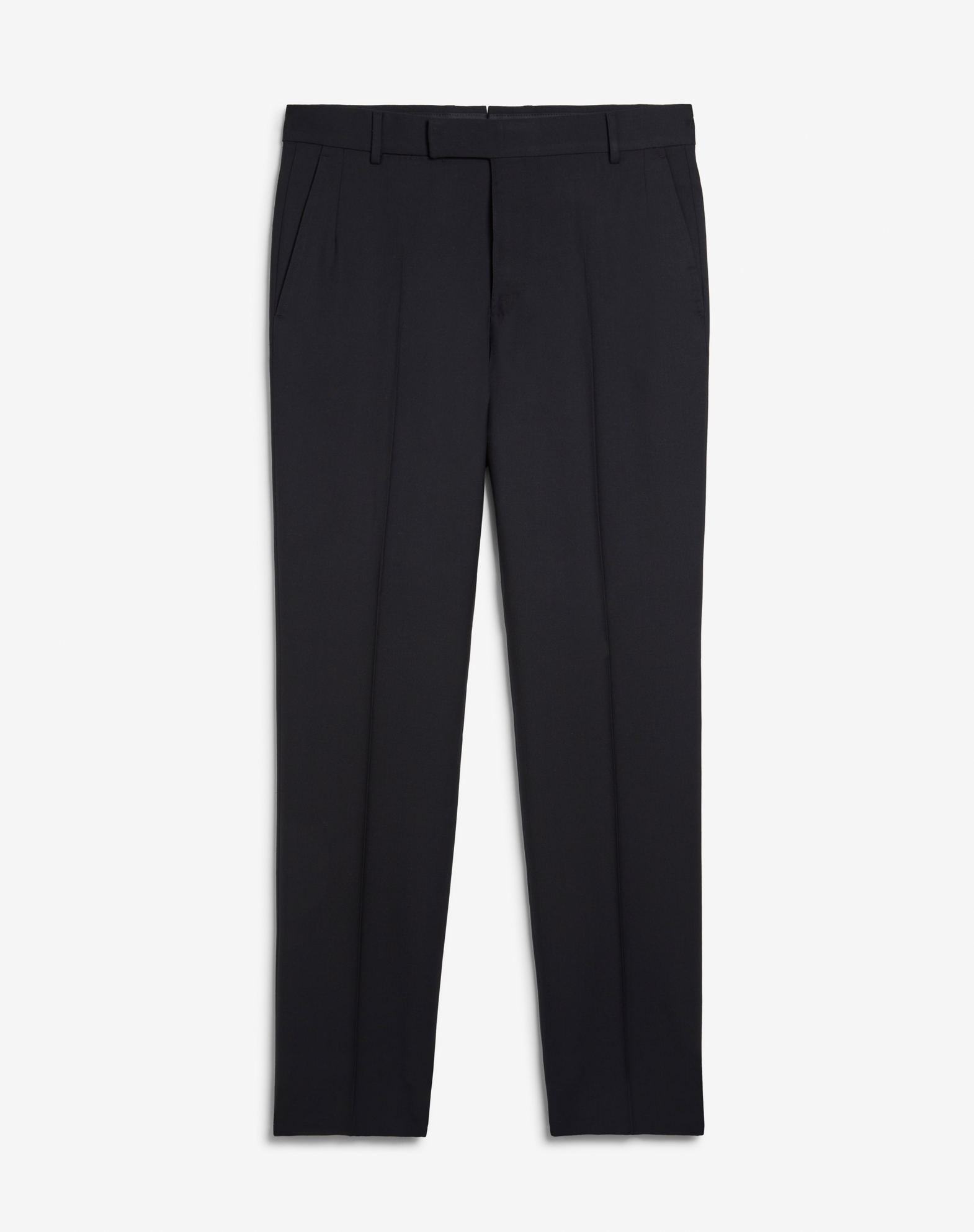 Dunhill Belgravia Super 150 Wool Trousers In Black