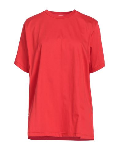 Enföld Short-sleeved Cotton T-shirt In Red