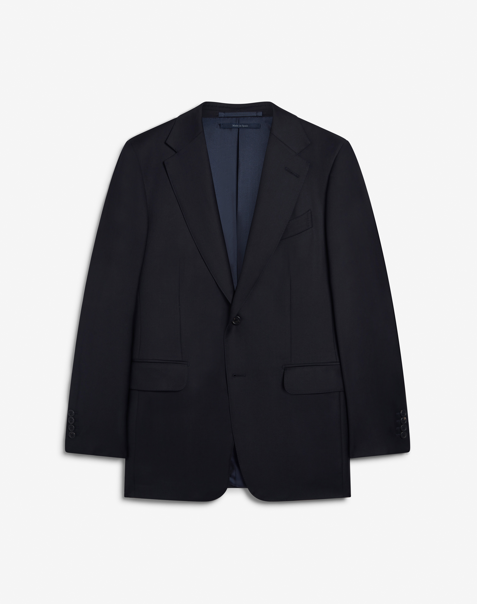 Shop Dunhill Belgravia Wool Super 150 Jacket In Blue