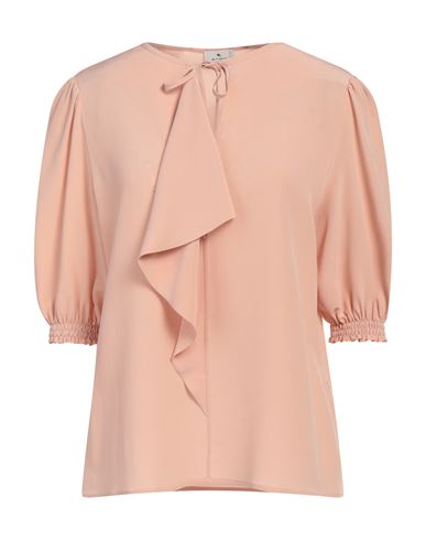 Etro Woman Top Blush Size 6 Silk In Pink