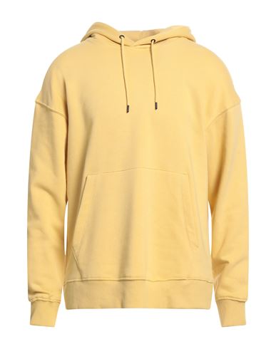 Jack & Jones Man Sweatshirt Yellow Size S Cotton, Polyester
