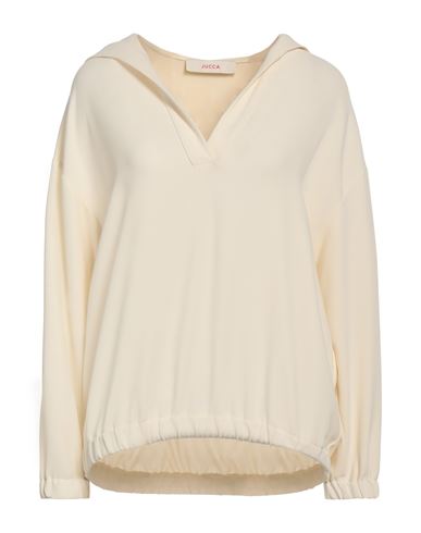 Jucca Woman Blouse Ivory Size 10 Polyester In White