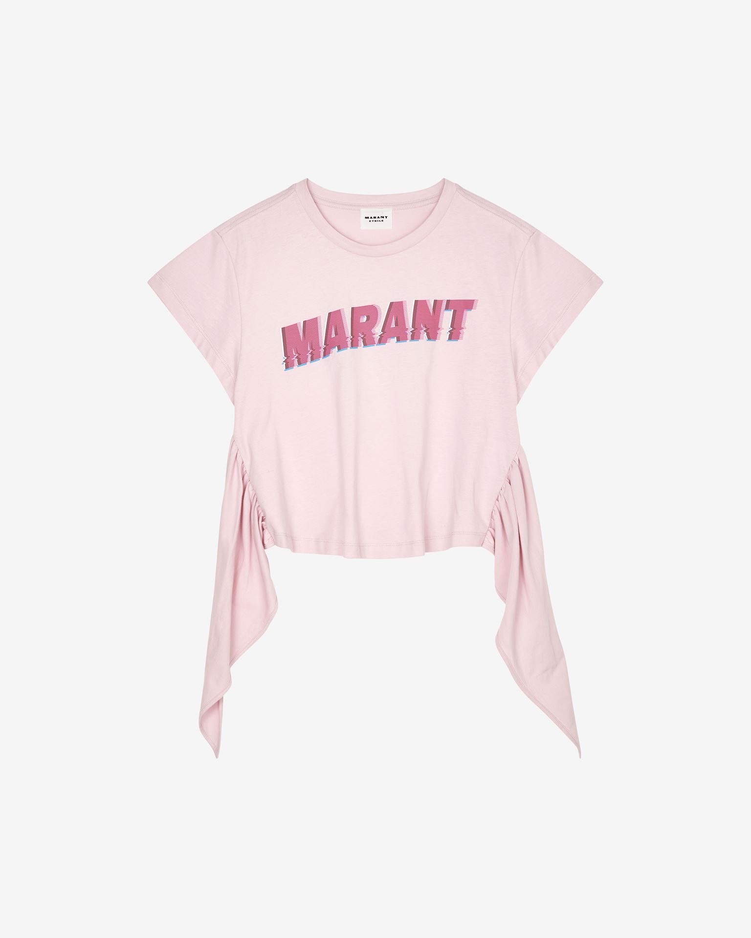 Isabel Marant Étoile Zodya Cotton T-shirt In Pink