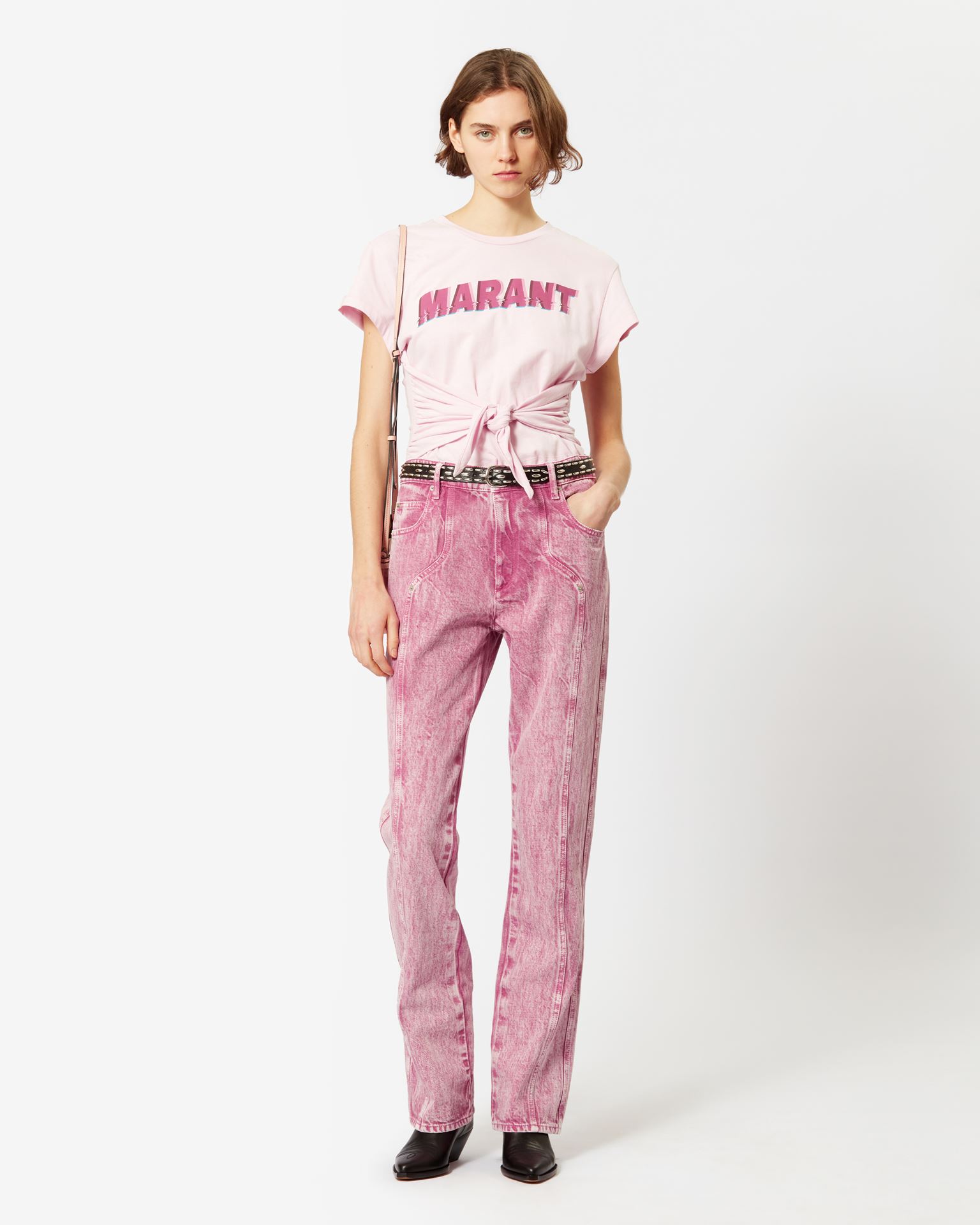 Isabel Marant Marant Étoile, Zodya Cotton T-shirt - Women - Pink