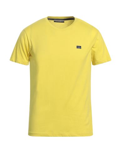 Yes Zee By Essenza Man T-shirt Yellow Size M Cotton