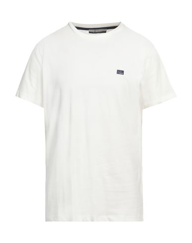 Yes Zee By Essenza Man T-shirt White Size Xxl Cotton
