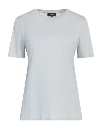 Theory Woman T-shirt Light Grey Size Xs Cotton In Gray