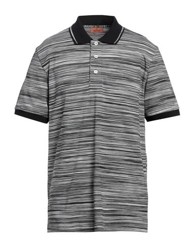 Missoni Man Polo Shirt Black Size Xl Cotton