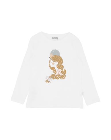Il Gufo Babies'  Toddler Girl T-shirt Off White Size 6 Cotton