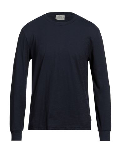 Peninsula Stromboli Man T-shirt Midnight Blue Size S Cotton, Linen