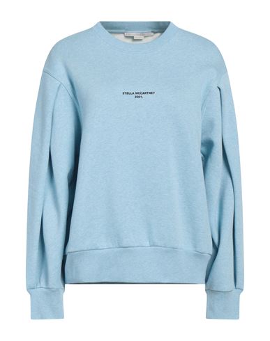 Stella Mccartney Woman Sweatshirt Sky Blue Size 0 Cotton
