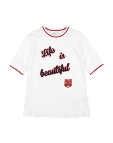 Dolce & Gabbana Babies'  Toddler Girl Sweatshirt White Size 6 Cotton, Wool, Acrylic, Polyester, Viscose