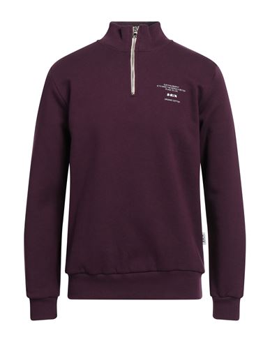 Berna Man Sweatshirt Deep Purple Size L Cotton