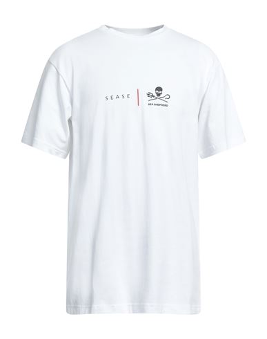 Shop Sease Man T-shirt White Size Xl Cotton
