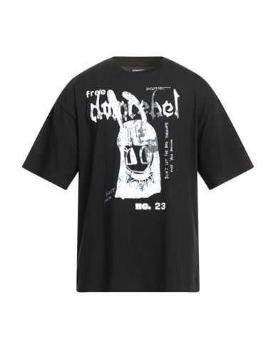 Shop Domrebel Man T-shirt Black Size Xl Cotton