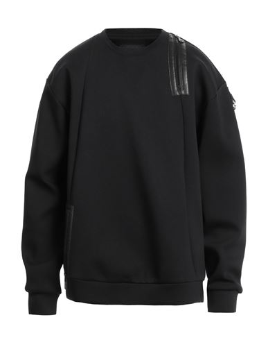 Les Hommes Man Sweatshirt Black Size S Cotton, Viscose, Polyester