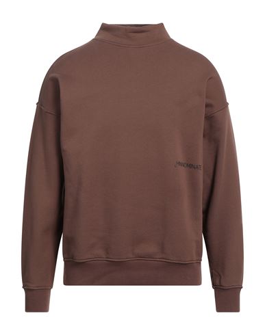 Hinnominate Man Sweatshirt Brown Size S Cotton, Elastane