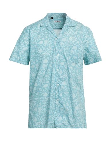 Shop Ungaro Man Shirt Sky Blue Size 16 ½ Cotton