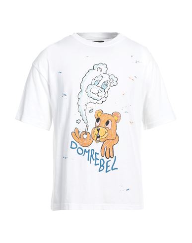 Domrebel Man T-shirt White Size Xxl Cotton