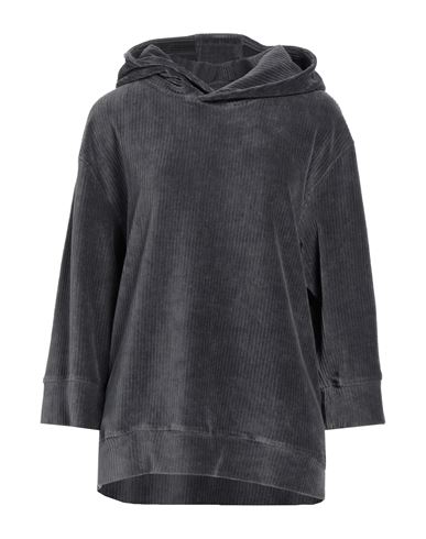 Fila Woman Sweatshirt Lead Size M Cotton, Polyester, Elastane In Grey