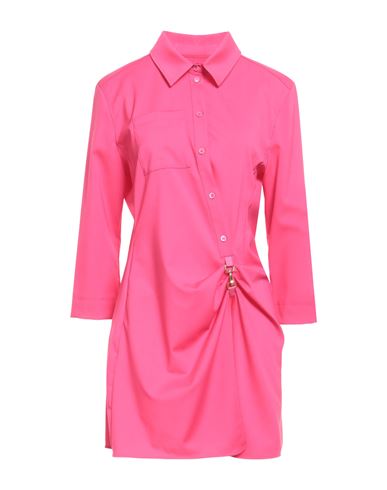 Jacquemus Woman Shirt Fuchsia Size 8 Virgin Wool, Elastane In Pink