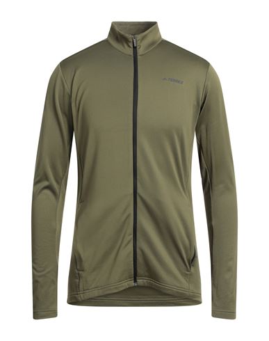 Originals Adidas Man Sweatshirt Military Green Size 3xl Polyester, Elastane | ModeSens