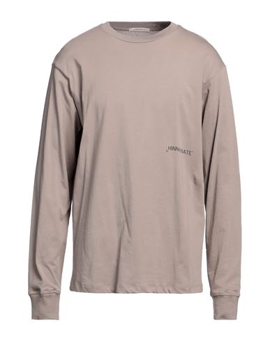 Hinnominate Man T-shirt Dove Grey Size L Cotton, Elastane