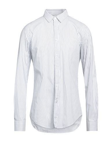 Mauro Grifoni Grifoni Man Shirt White Size 15 ½ Cotton, Polyamide, Elastane