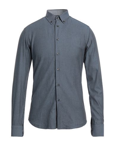 Argento® Argento Man Shirt Slate Blue Size 15 Cotton