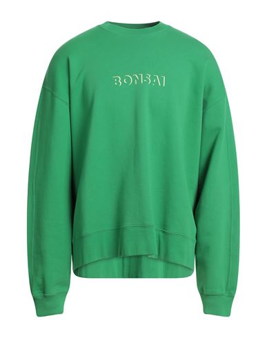 Bonsai Man Sweatshirt Green Size Xl Cotton