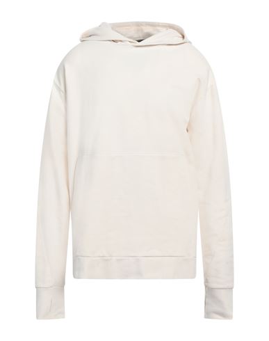 Thom Krom Man Sweatshirt Ivory Size L Cotton, Elastane In White