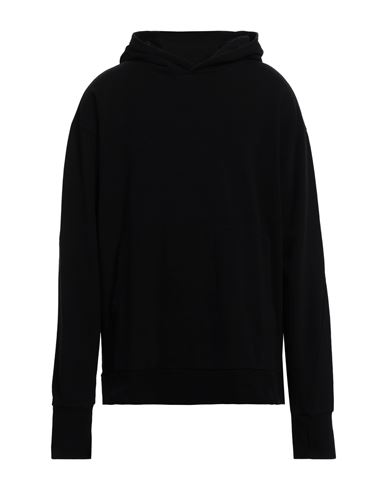 Thom Krom Man Sweatshirt Black Size Xl Cotton, Elastane
