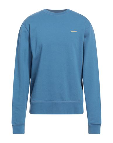 Edmmond Studios Man Sweatshirt Blue Size Xl Organic Cotton