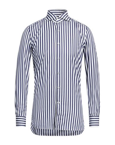 Shop Sonrisa Man Shirt Navy Blue Size 16 ½ Cotton
