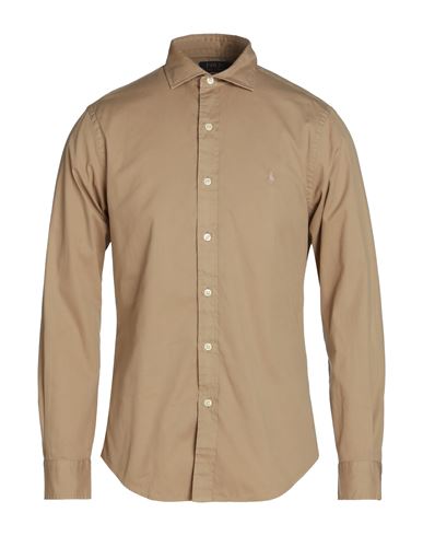 POLO RALPH LAUREN POLO RALPH LAUREN MAN SHIRT BEIGE SIZE M COTTON