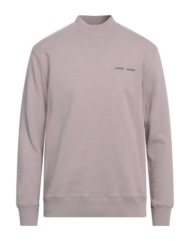 Samsoe & Samsoe Samsøe Φ Samsøe Man Sweatshirt Antique Rose Size Xs Organic Cotton In Neutral