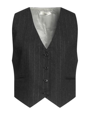 Suoli Woman Tailored Vest Steel Grey Size 6 Polyester, Acrylic, Viscose, Wool, Textile Fibers