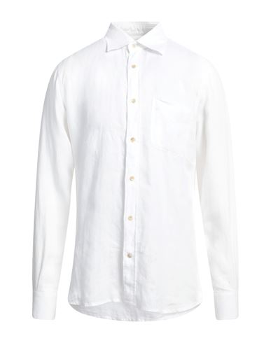 Glanshirt Man Shirt White Size 16 Cotton