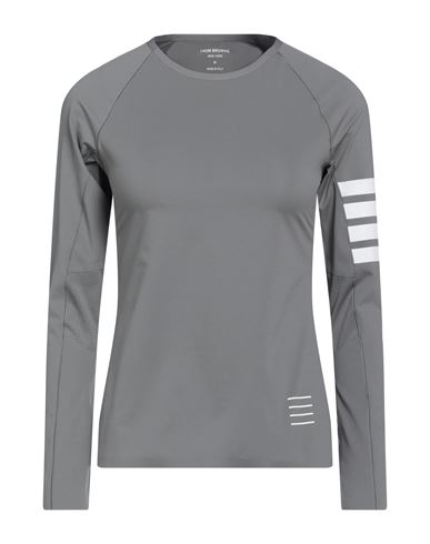 Thom Browne Woman T-shirt Grey Size S Polyamide, Elastane
