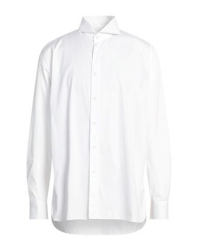 Luigi Borrelli Napoli Man Shirt White Size 17 ½ Cotton