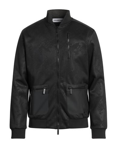 Bikkembergs Man Sweatshirt Black Size M Polyester, Cotton