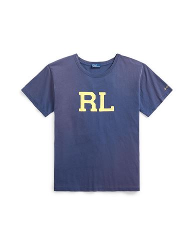 Polo Ralph Lauren Woman T-shirt Navy Blue Size Xl Cotton