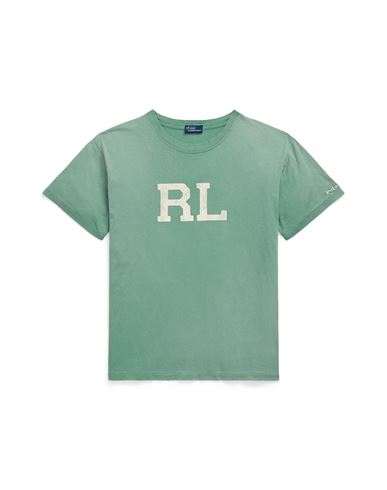 Polo Ralph Lauren Woman T-shirt Sage Green Size Xl Cotton