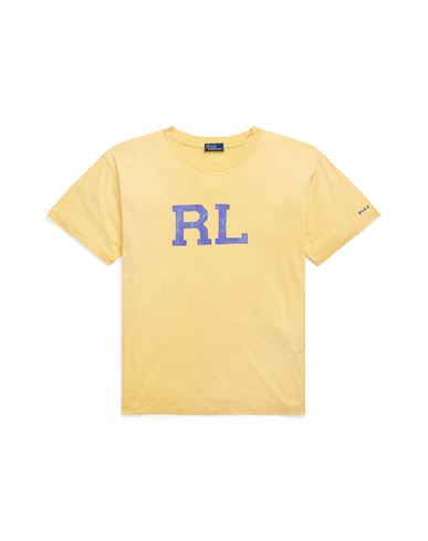 Polo Ralph Lauren Woman T-shirt Yellow Size Xl Cotton