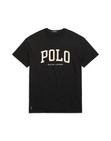 Polo Ralph Lauren Classic Fit Logo Jersey T-shirt Man T-shirt Black Size Xxl Cotton