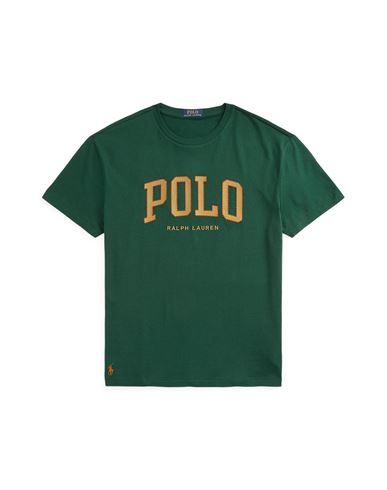 Polo Ralph Lauren Classic-fit Logo-embroidered Cotton T-shirt In Green