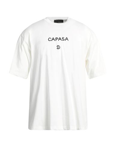 Shop Capasa Milano Man T-shirt White Size Xl Cotton