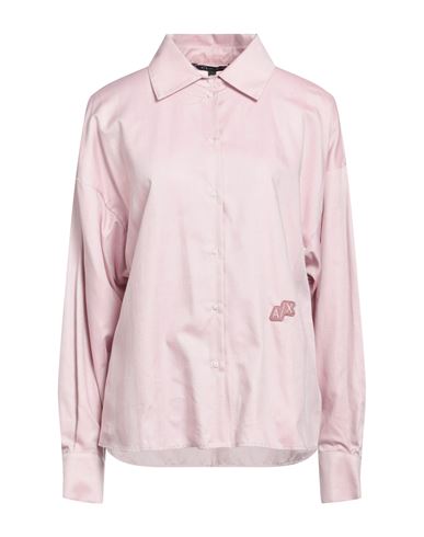 Armani Exchange Woman Shirt Pink Size L Cotton
